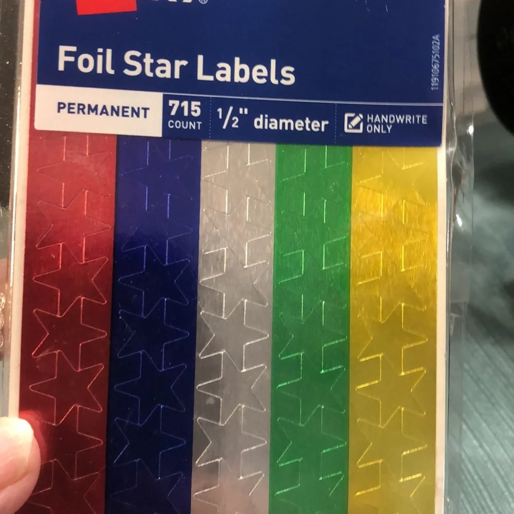 Rolodex calendar,ledger ,star labels office